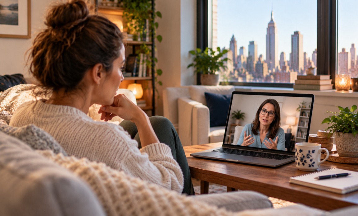 Teletherapy for New York Residents: Starting Anxiety Counseling From Home