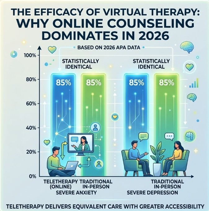 The Efficacy of Virtual Therapy: Why Online Counseling Dominates in 2026